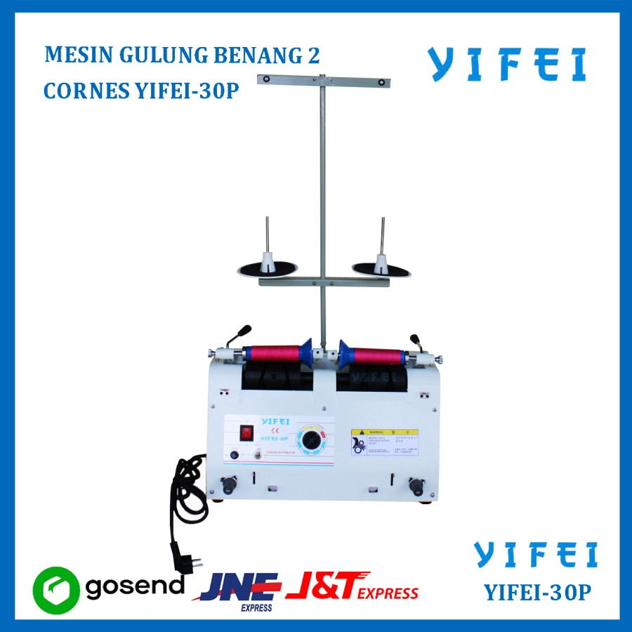 MESIN GULUNG BENANG BORDIR 2 CORNES YIFEI-30P