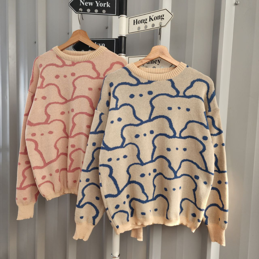SWEATER RAJUT BEAR/ LOTS OF BEAR PREMI