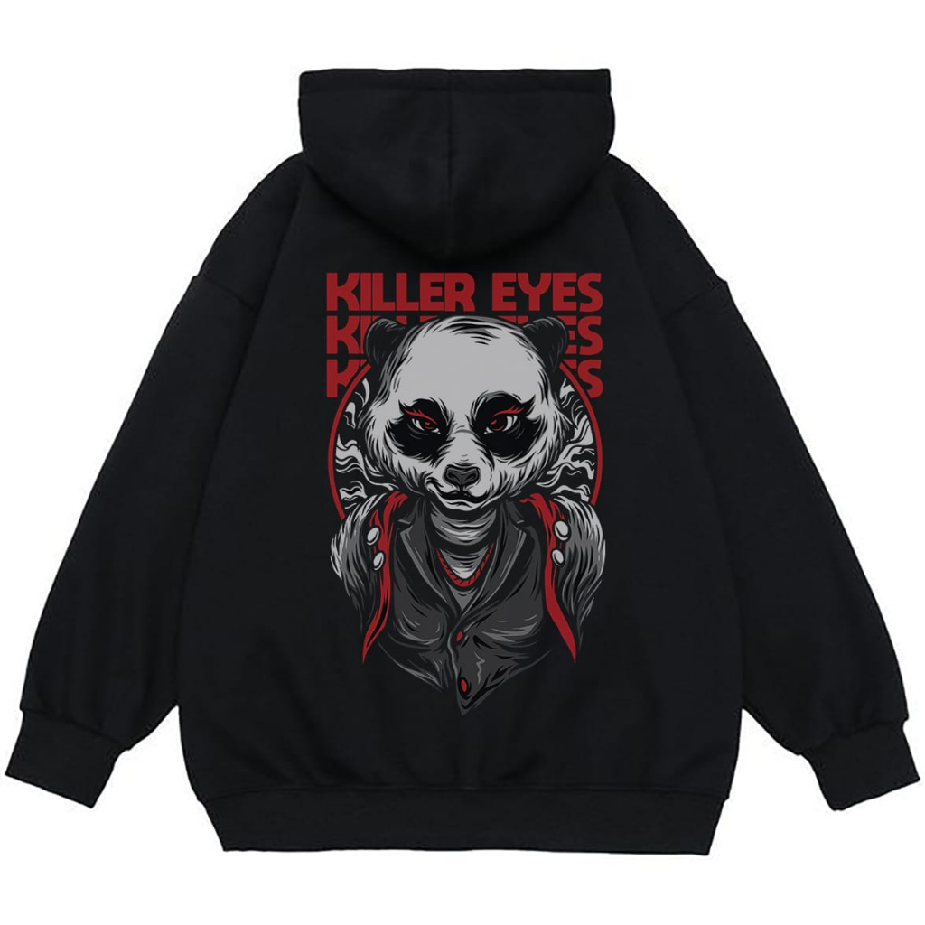 Sweater Crewneck Hoodie Killer Eyes Big Size S M L XL 2XL 3XL 4XL 5XL Hoodie Pria Wanita Jumbo