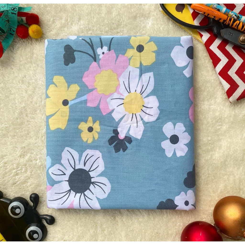 Kain Katun Perca motif Carlotta