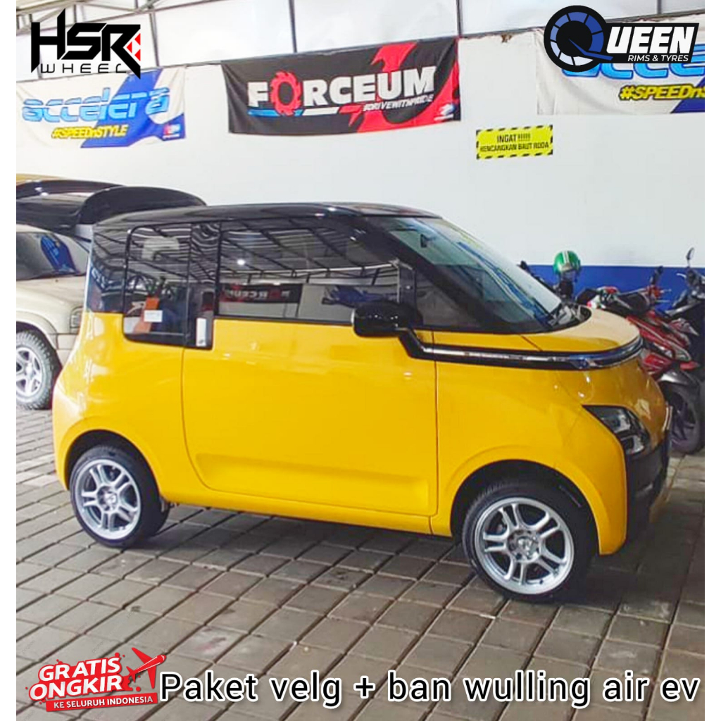 Paket velg dan ban wuling air ev ring 14 hsr nx spo dan ban zeetex