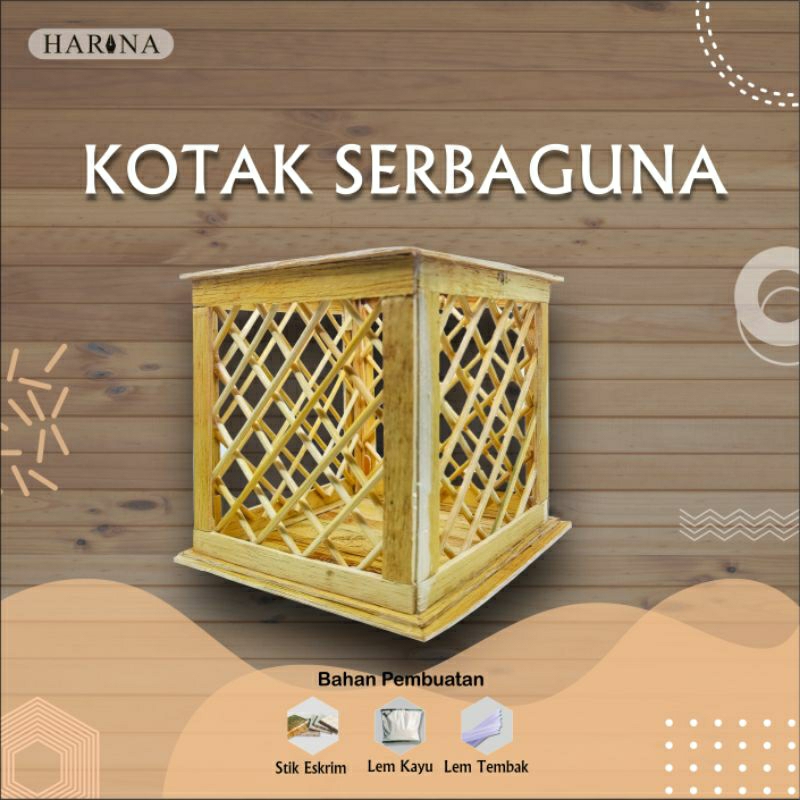 

HARINA GALLERY Kotak Serbaguna Unik