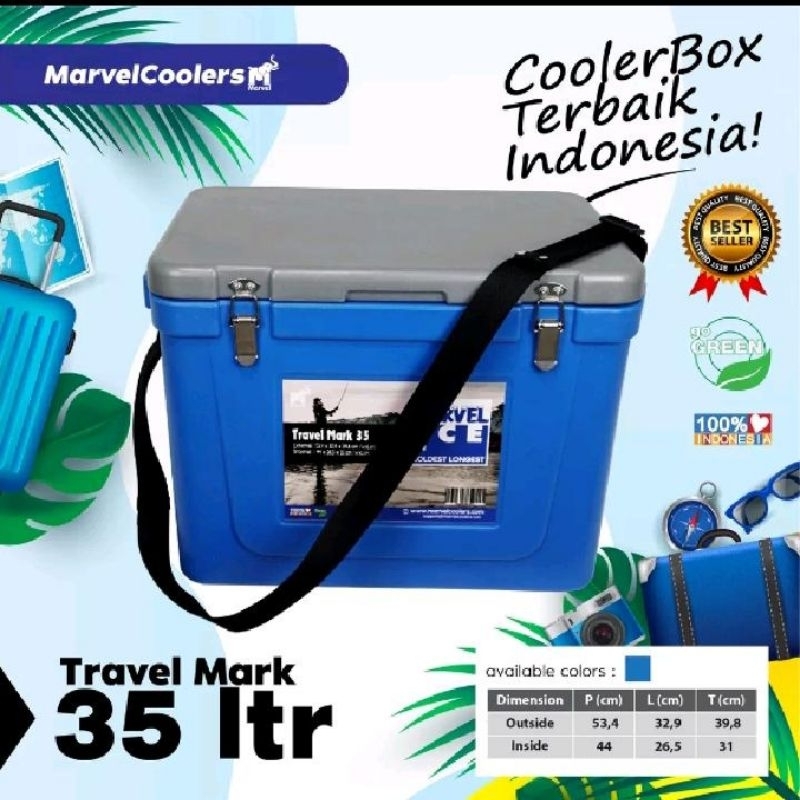 Coolerbox marvel 35L  Travel Mark / Cooler Box / Ice Box Marvel