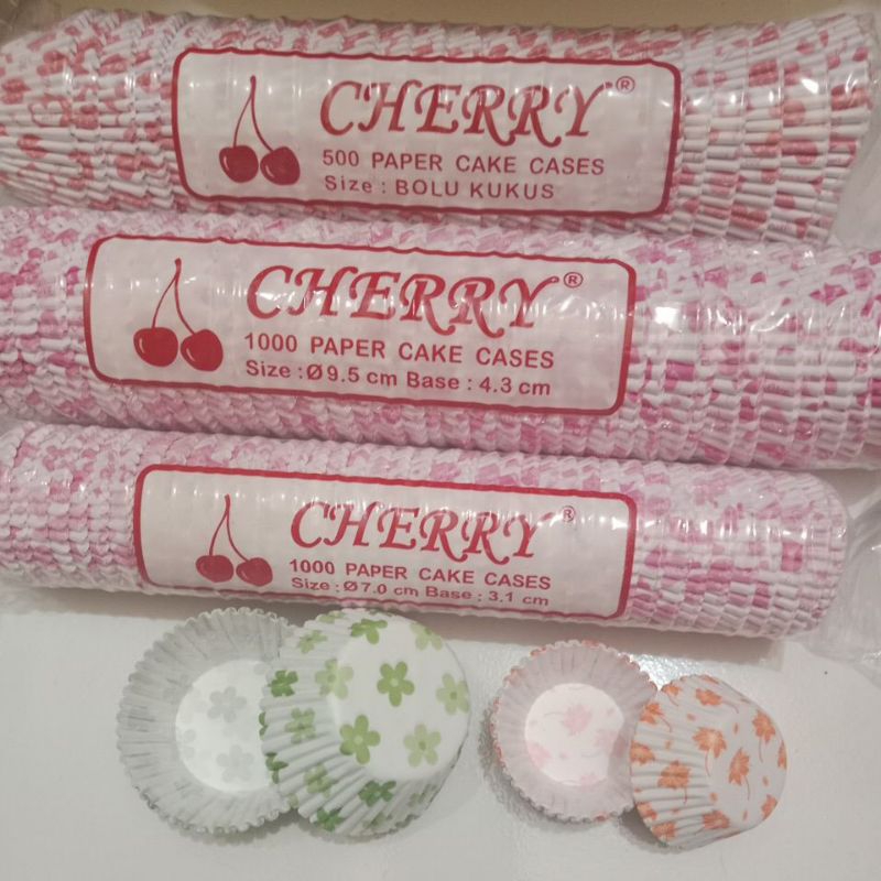 CUP BOLU/ PAPER CAKE CHERRY cup kertas