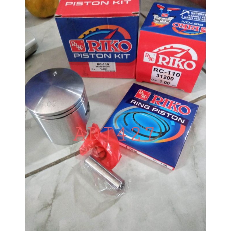 PISTON KIT SEHER SET RING SUZUKI RC 110 CRYSTAL TORNADO GS 110 RC110 OS/OVER SIZE STANDAR STD/25/50/