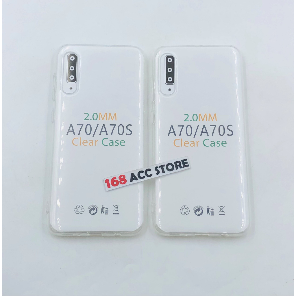 CASE ANTICRACK FIBER SAMSUNG A70 / CLEAR CASE  SAMSUNG A70