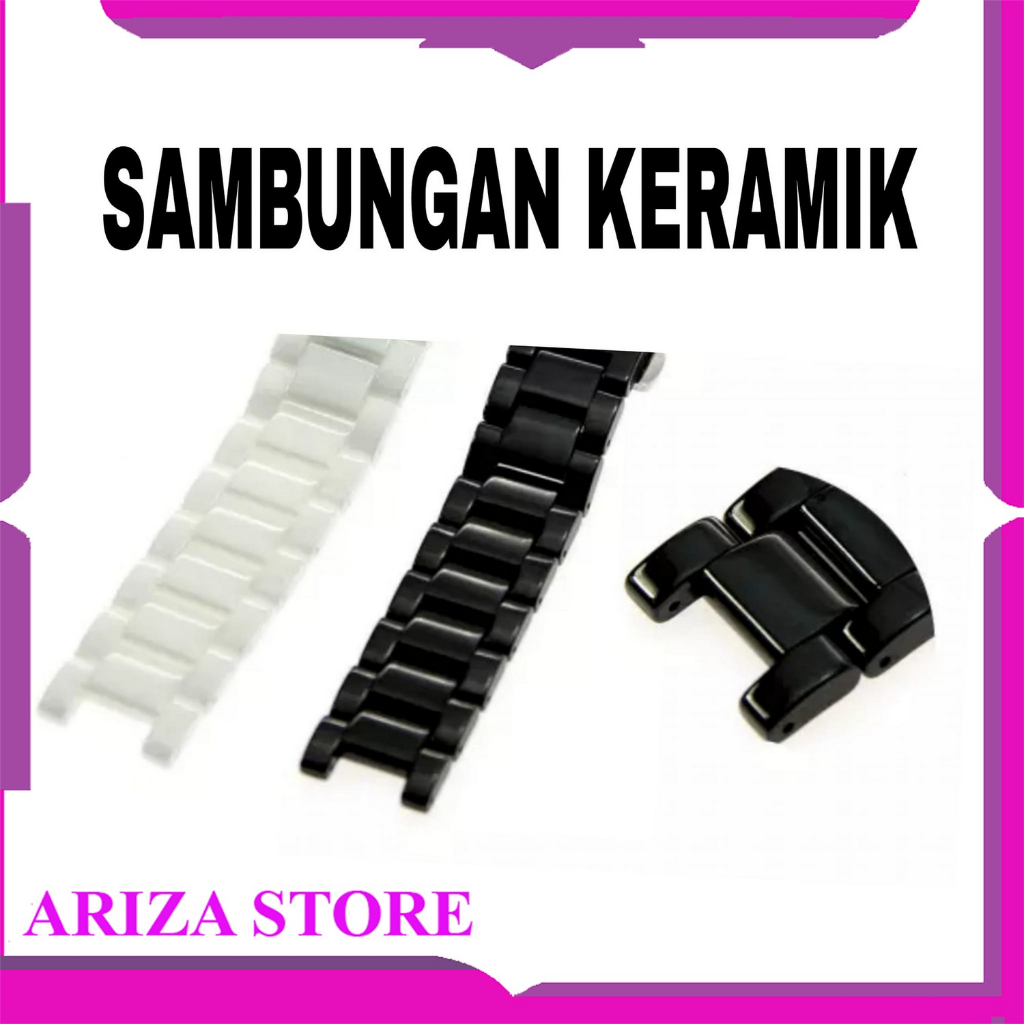 Sambungan Rantai Keramik GC Guess Sambungan Tali Jam Guess