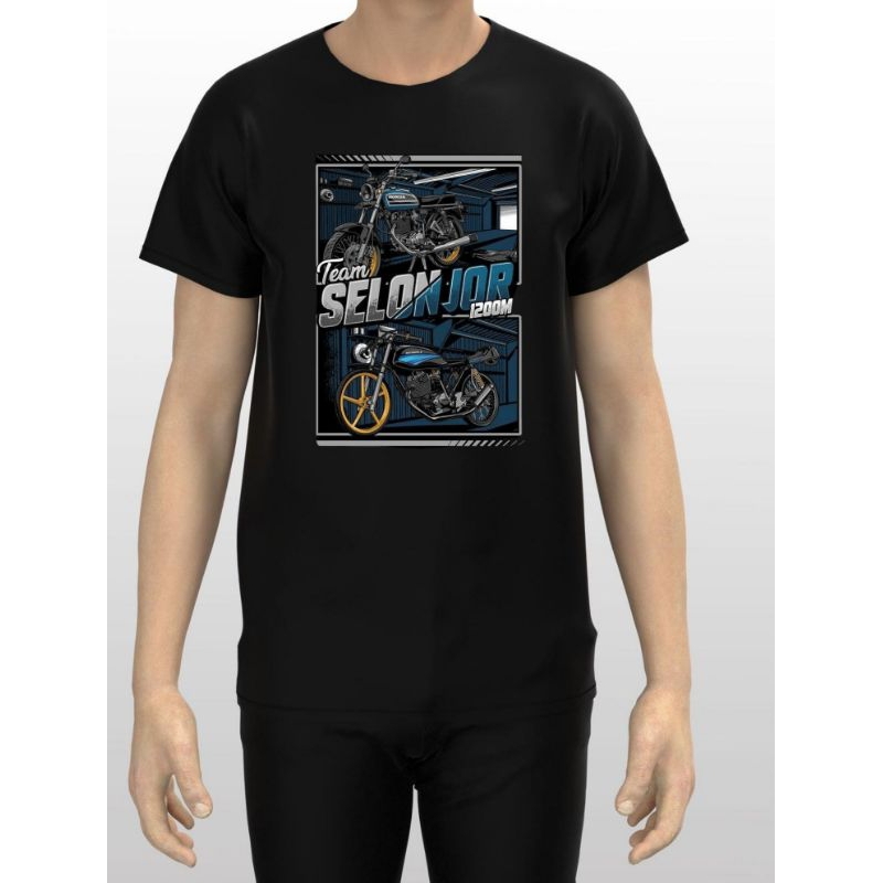 kaos t shirt cb gl tiger herex clasic slonjor 1200m