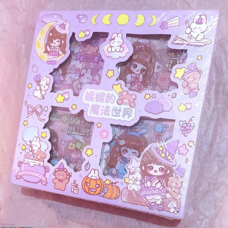 

Sticker Box Nini PVC Anti Air 100 pcs (1 box), Sticker Momo Viral