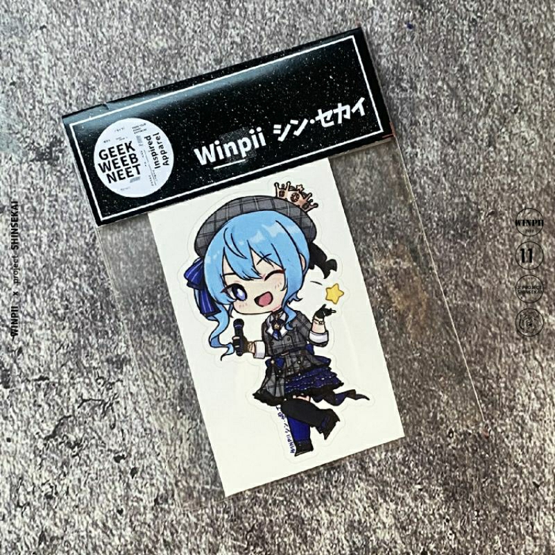 

Stiker / Sticker Hoshimachi Suisei Virtual Youtuber Hololive