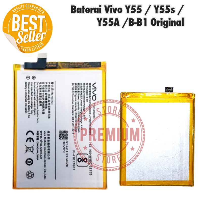 Batre Baterai Vivo Y55 / Y55s / Y55A / B-B1 Original Batre Vivo Y55 Original New