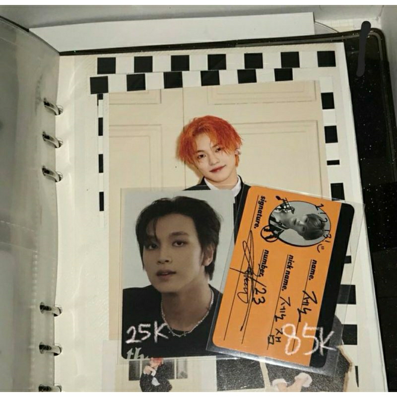 pc photocard nct 127 dream take all only Jeno cc crewcard wgu we go up & PC Sticker Ayyo Ay-Yo Haech