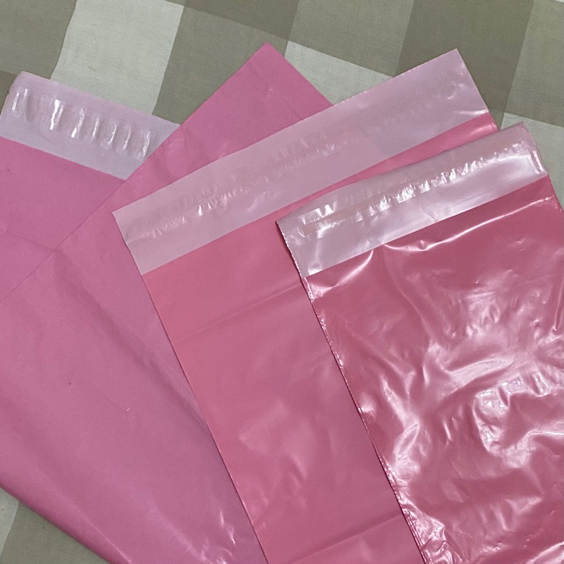 

[10 pcs] Polymailer Ukuran 17x30 25x35 45x60 Warna Pink
