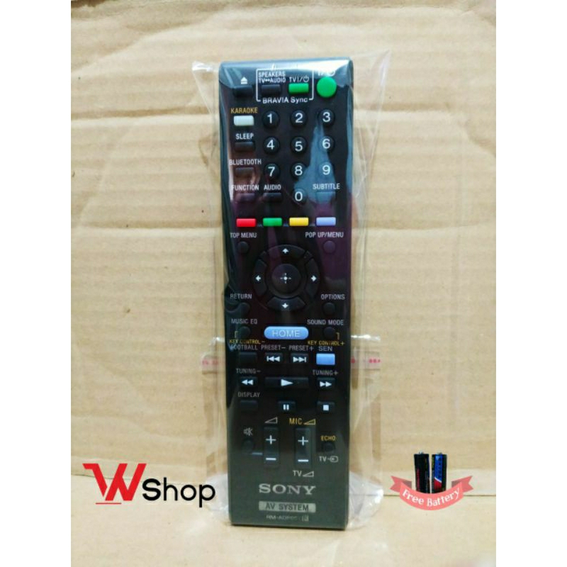 REMOT DVD HOMETHEATER  KARAOKE BLUETOOTH SONY ORIGINAL