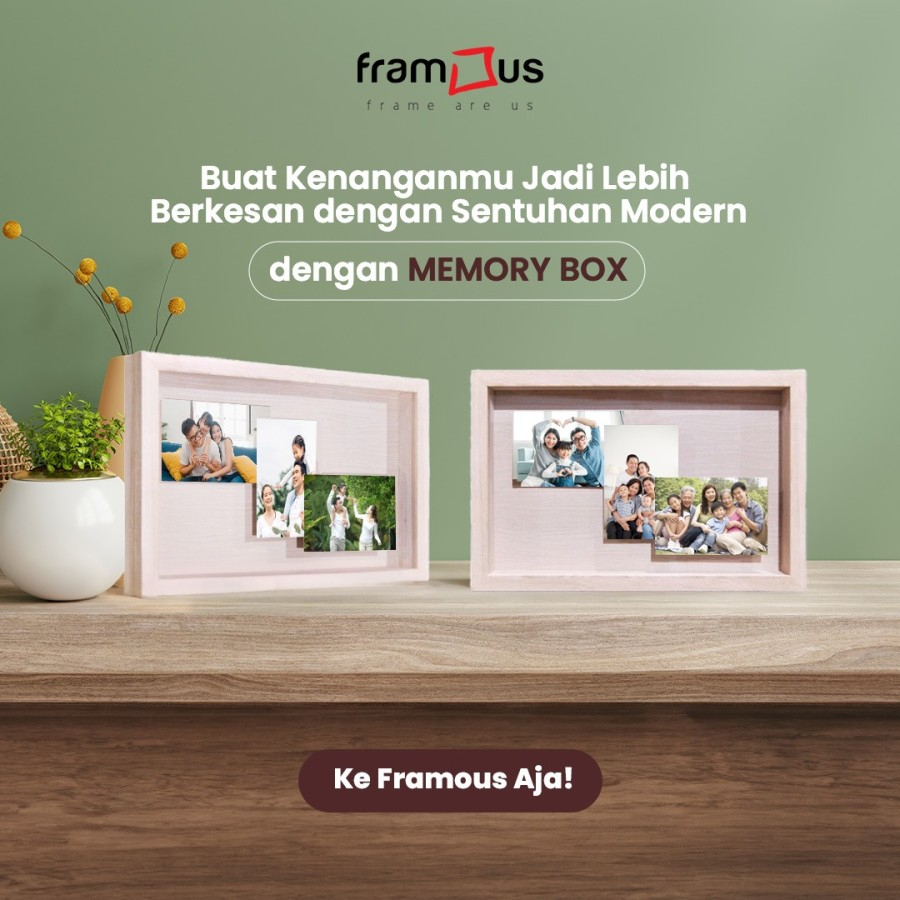 Memory Box Frame 4R X 3 Pcs -Pop Up Foto 4R -Bingkai Foto