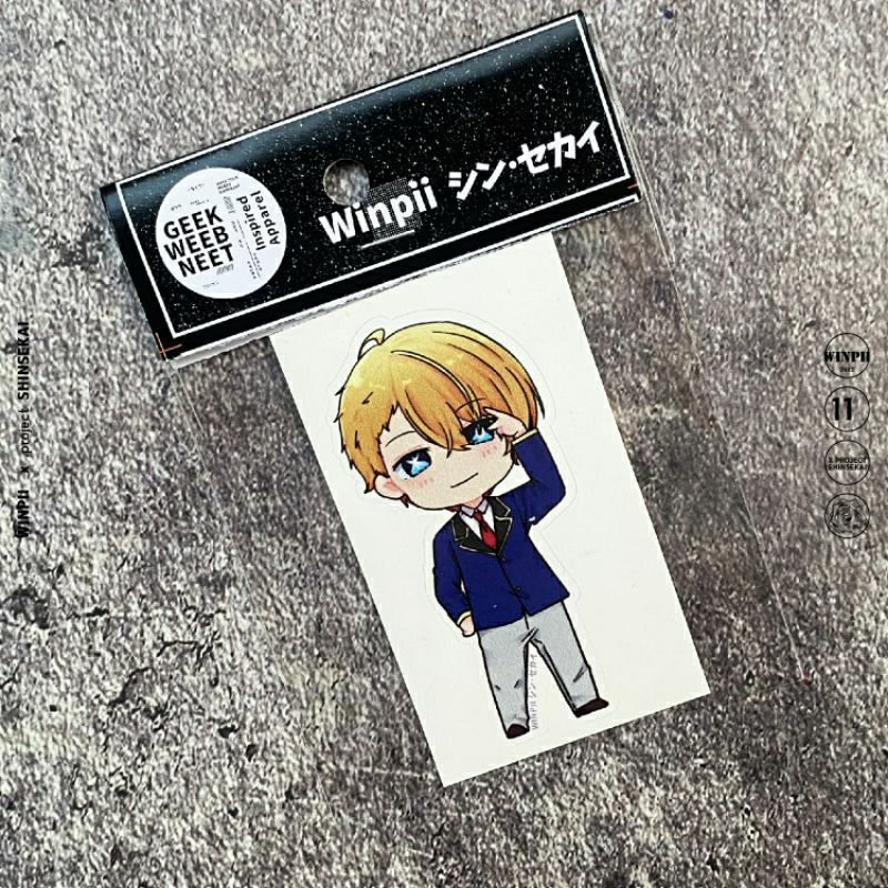 Stiker / Sticker Aquamarine Hoshino Anime Oshi No Ko