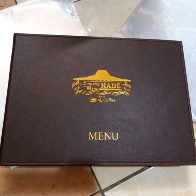 

Buku Menu A4 Landscape Dibaut