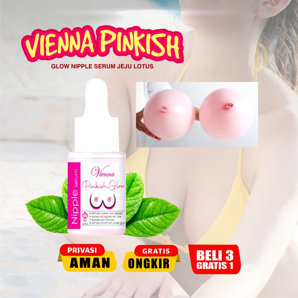 Vieena Best Serum Pinkish Memutihkan [ Pink ] Puting Payudara & Pencerah Puting Payudara Permanen As