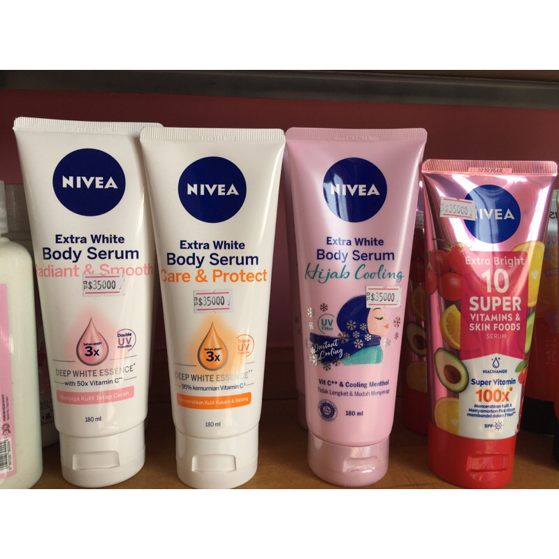 nivea body lotion/body serum