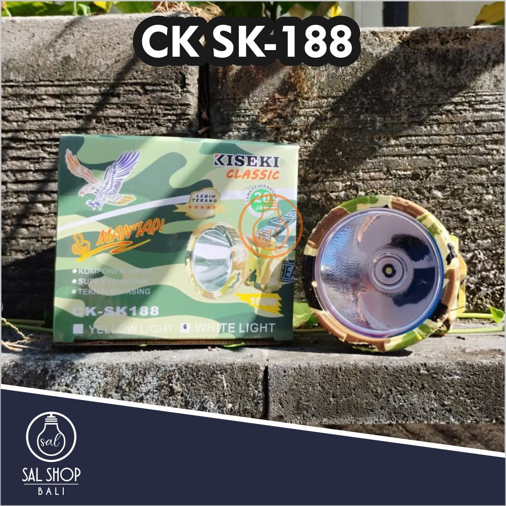 Senter Kepala LED Super Terang Charger Kiseki CK-188