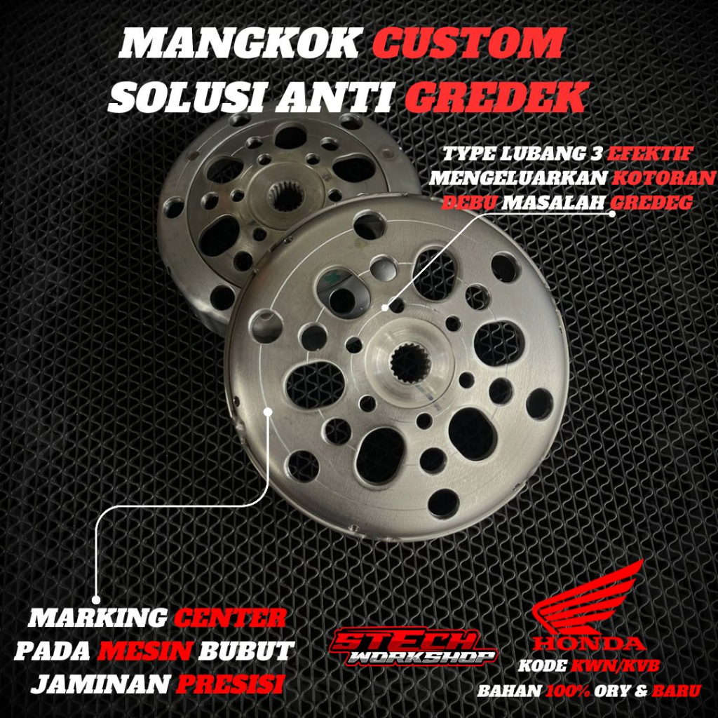 MANGKOK KAMPAS GANDA CUSTOM MANGKOK CARTEL VARIO 150-125 - PCX 150-160 - ADV 150 MANGKOK CUSTOM ANTI