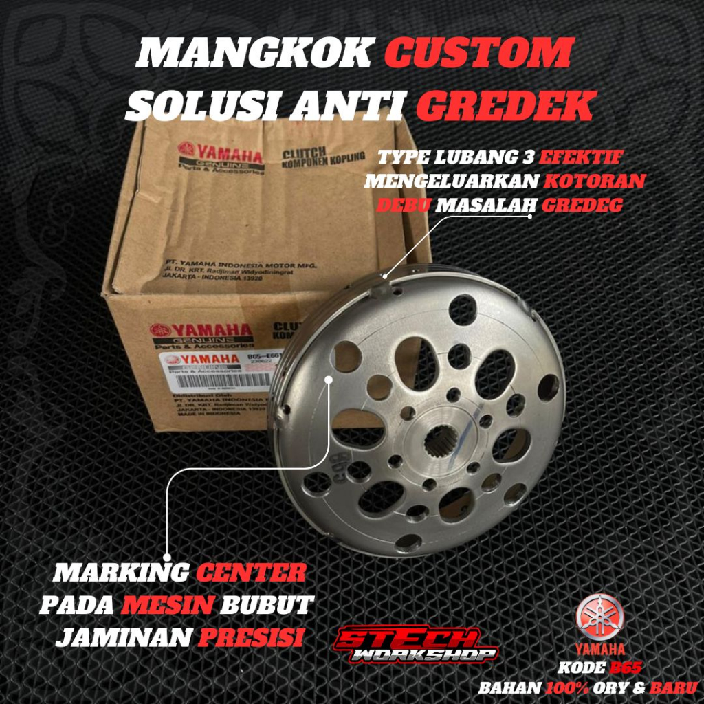 MANGKOK KAMPAS GANDA NMAX MANGKOK GANDA NMAX KAMPAS GANDA AEROX MANGKOK NMAX CUSTOM ANTI GEREDEG
