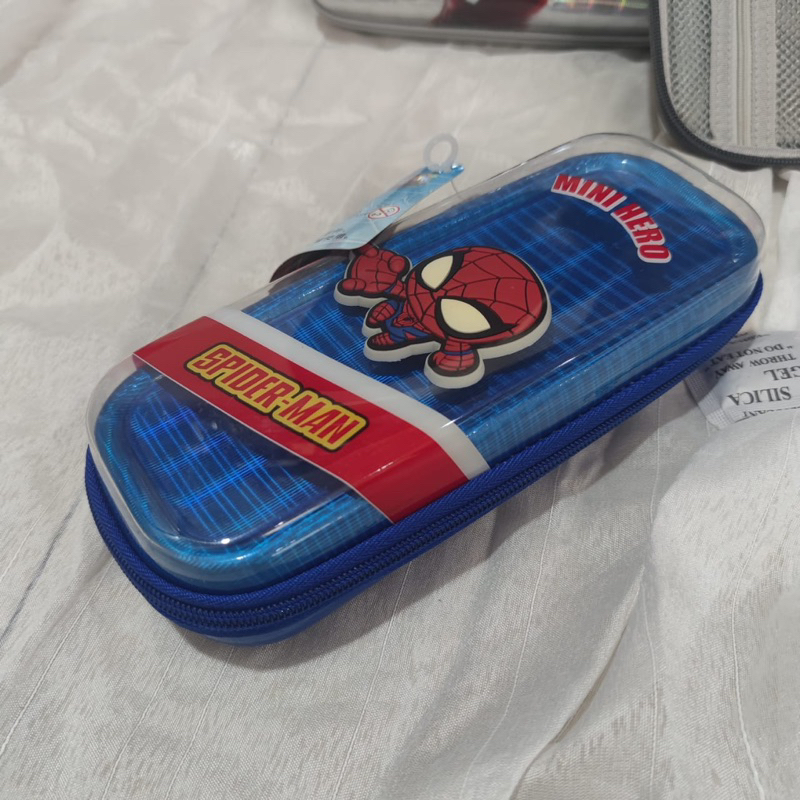 

disney marvel pencil box kotak pensil tema superhero spiderman