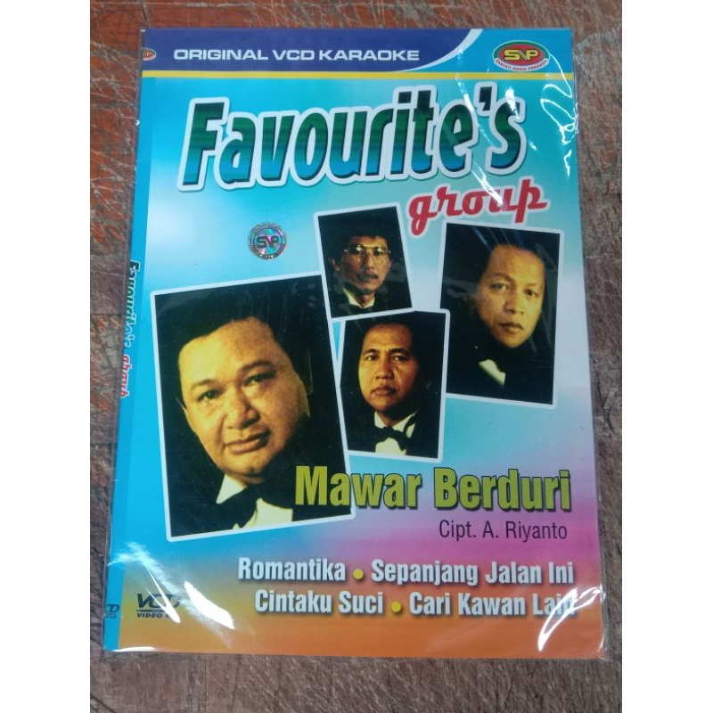 Kaset Vcd original lagu Favourite's group ( mawar berduri)