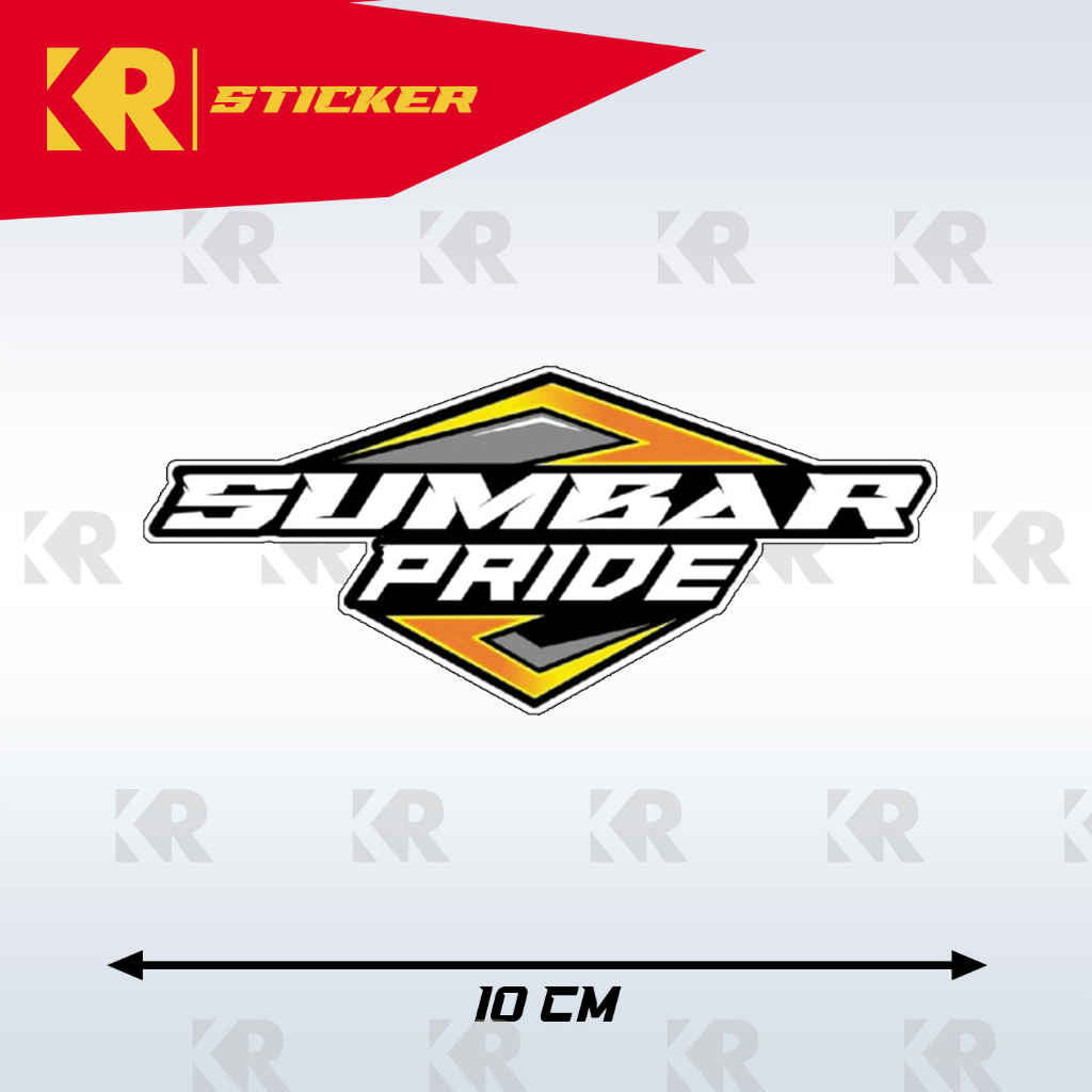 Stiker SUMBAR PRIDE Sticker Racing | KR STICKER