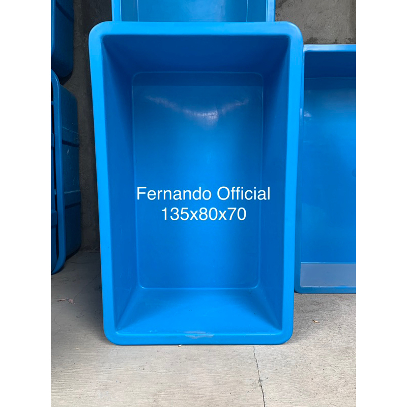 Bak Fiber Kotak / Kolam Fiber Persegi 135 x 80 x 70cm