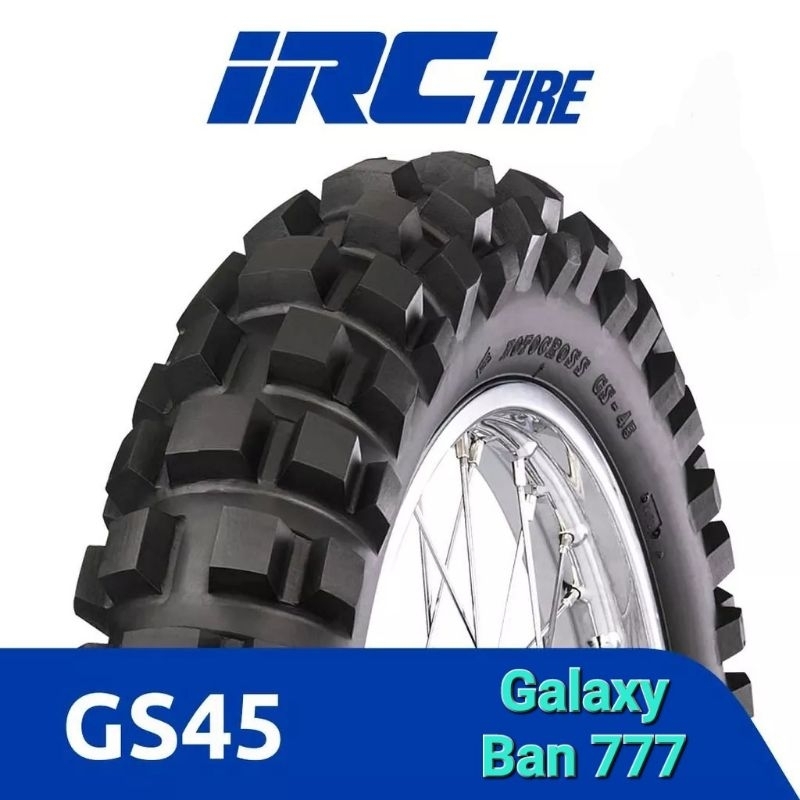 Ban Motor IRC 275-17 GS45 ( GS 45 ) Tubetype Ban Luar Motor Trail Trel Offroad Ban Tahu