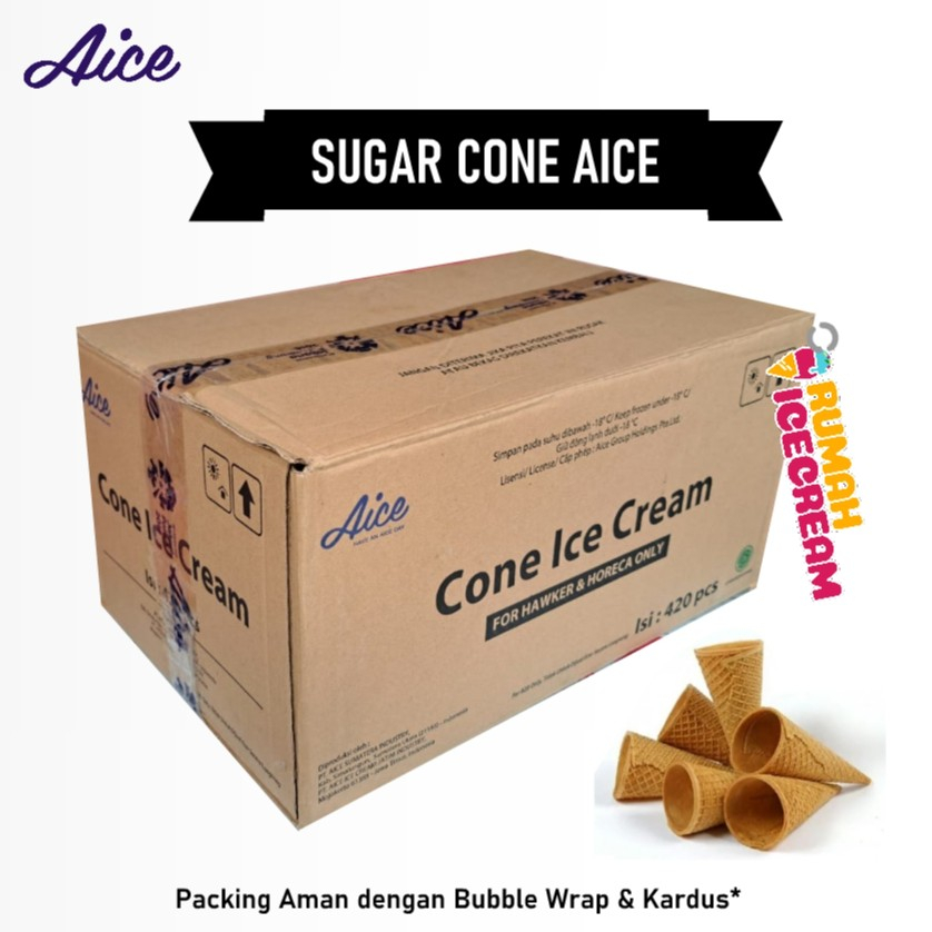 Sugar Cone Es Krim 1 Karton Aice