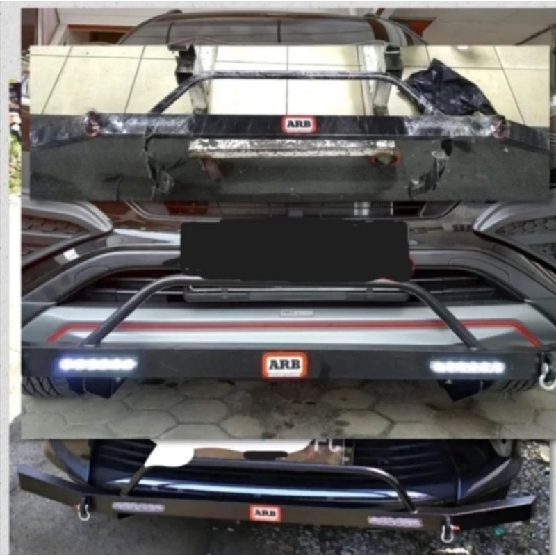 Tanduk ARB Pengaman Bemper Depan Besi Mini Rush Lama