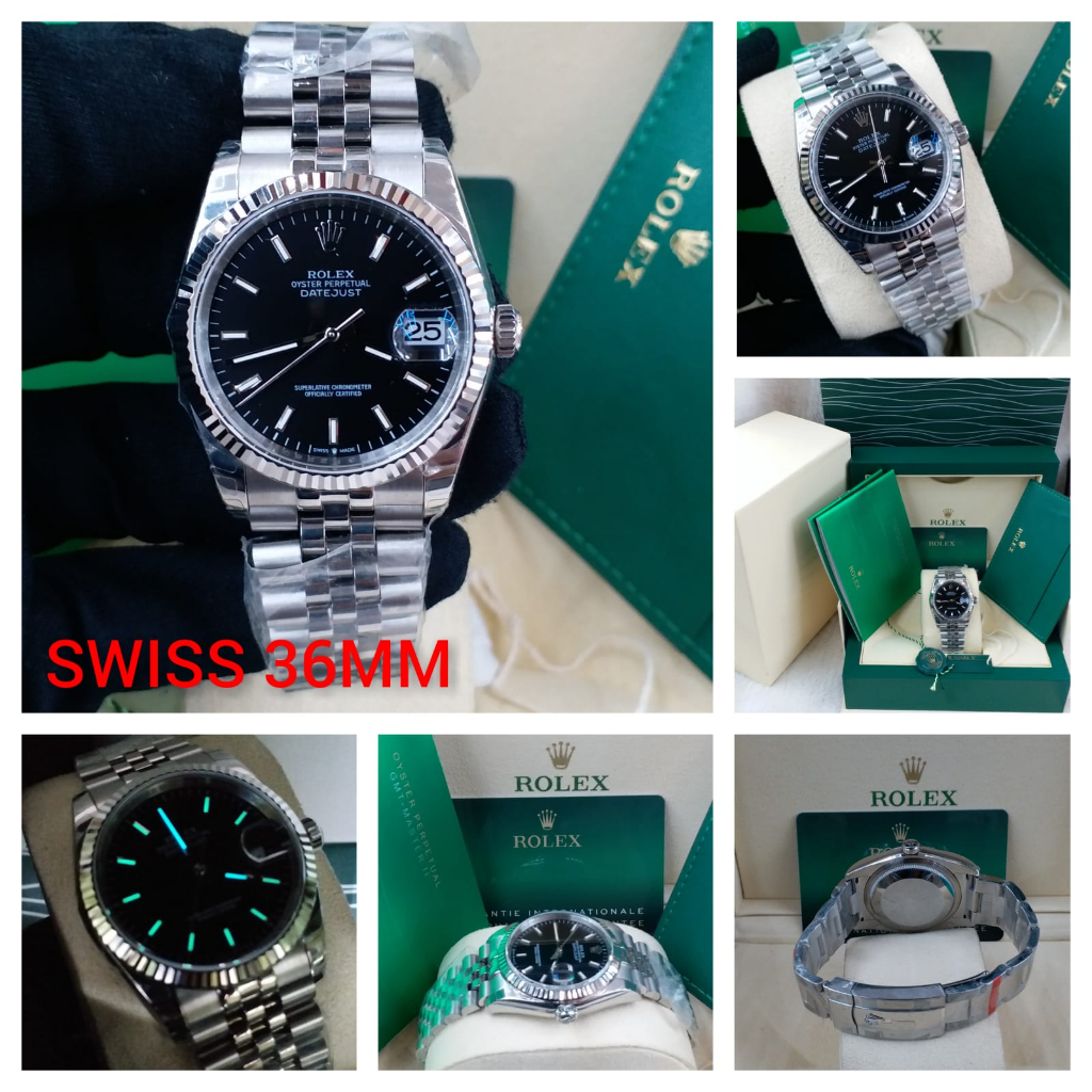 Jam Tangan Wanita Rolex Datejust Automatic Swiss Mechanical 18k Full Stainless