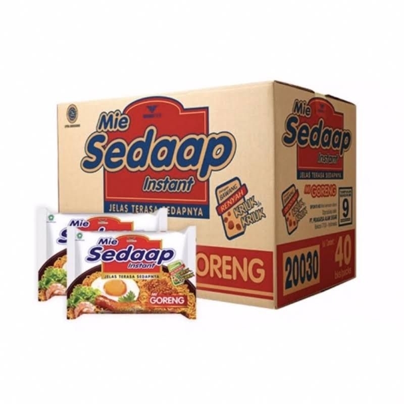 

Mie sedap goreng dan soto