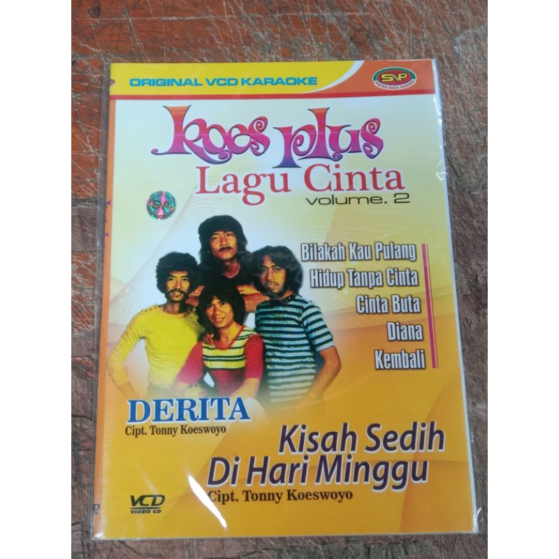 Kaset Vcd original lagu Koes plus lagu cinta vol 2