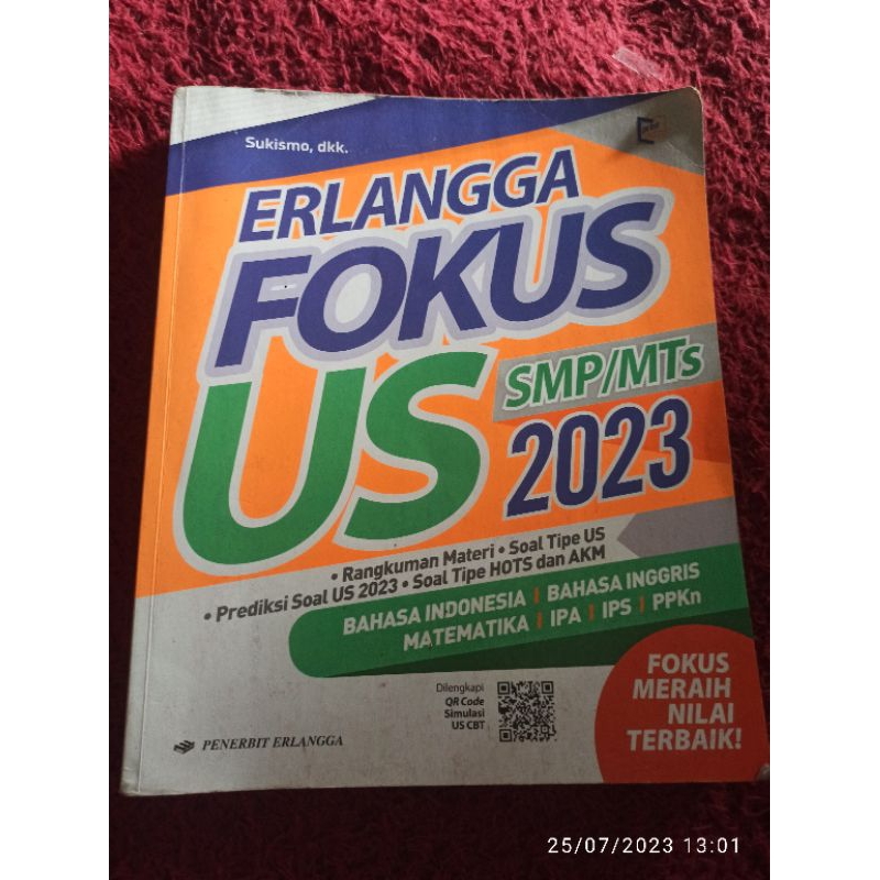 buku Erlangga fokus us SMP 2023