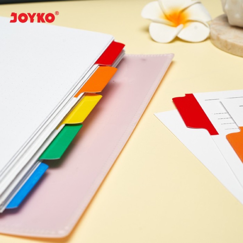 

PEMBATAS LOOSE LEAF JOYKO A5 dan B5 | COLOR INDEX DIVIDERS