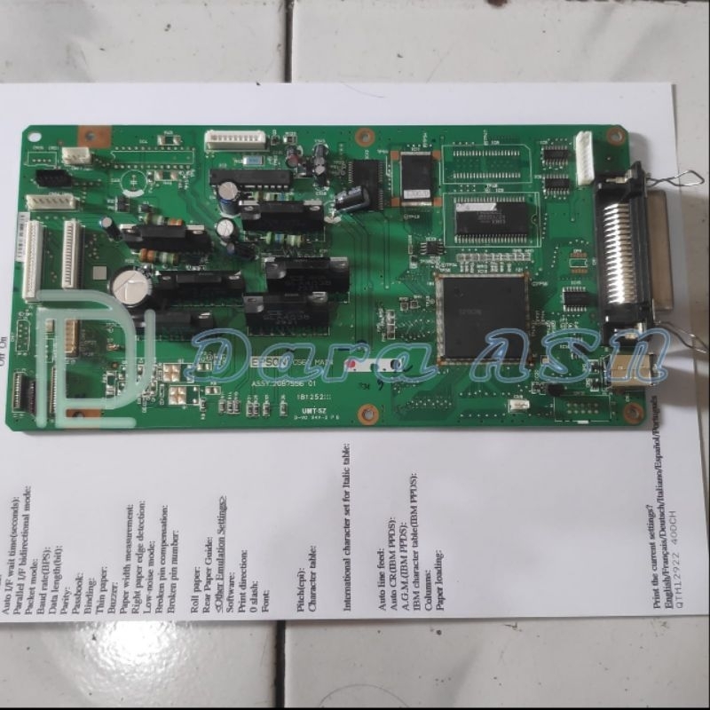 Mainboard Epson PLQ20 / MB Epson PLQ 20
