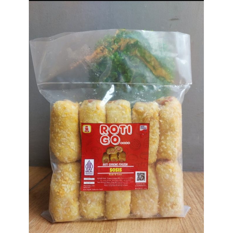 

Roti Goreng Frozen Isi Sosis isi 10/Roti Goreng/Roti Frozen/Roti Frozen Sosis/Roti Beku