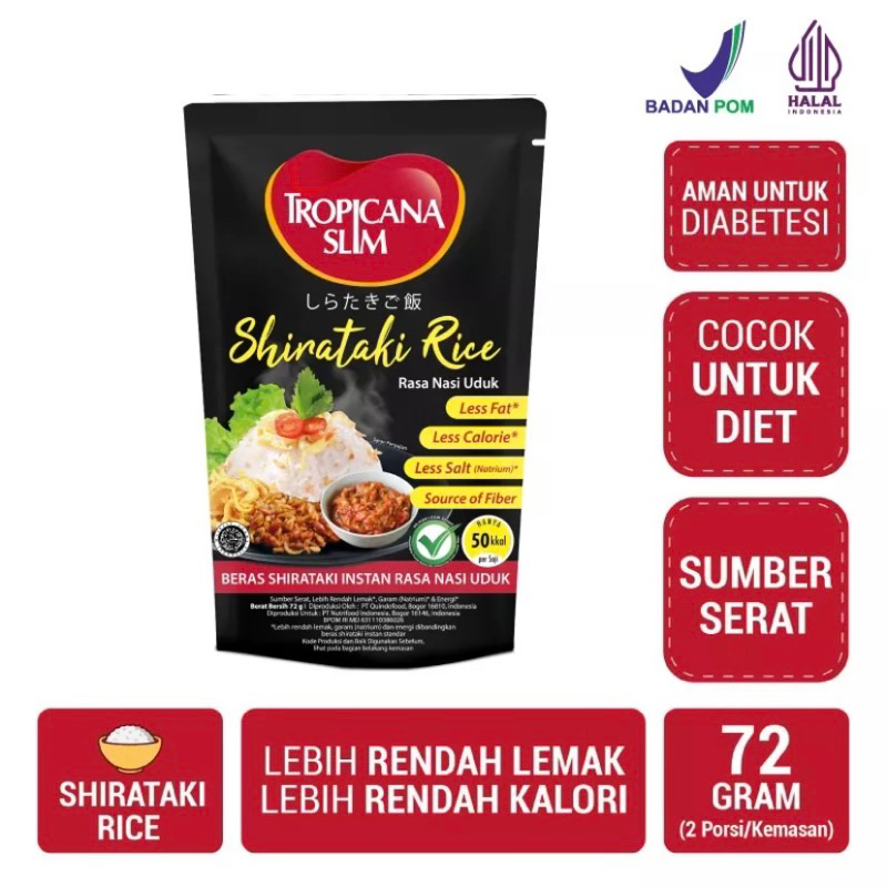 

Tropicanaslim shirataki rice