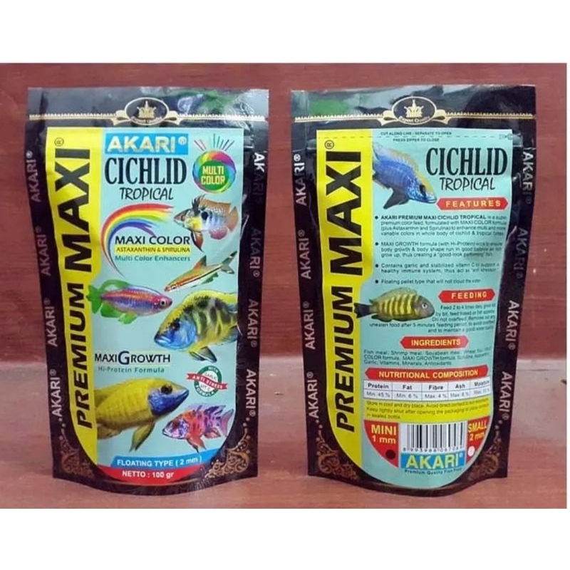 Pelet premium maxi multicolor kualitas repacking