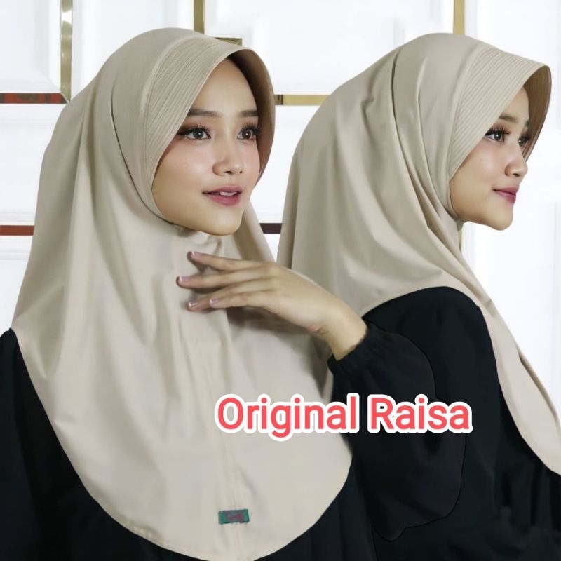 LULU HIJAB INSTAN JERSEY PREMIUM RAISA HIJAB | JILBAB INSTAN JERSEY RAISA | BERGO PET JERSEY