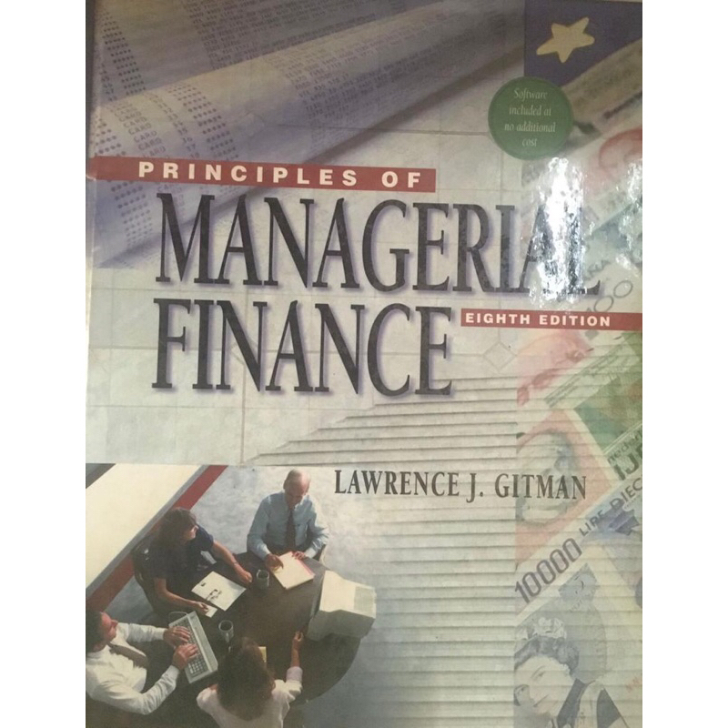 

Buku PRINCIPLES OF MANAGERIAL FINANCE by Lawrence.J.Gitman