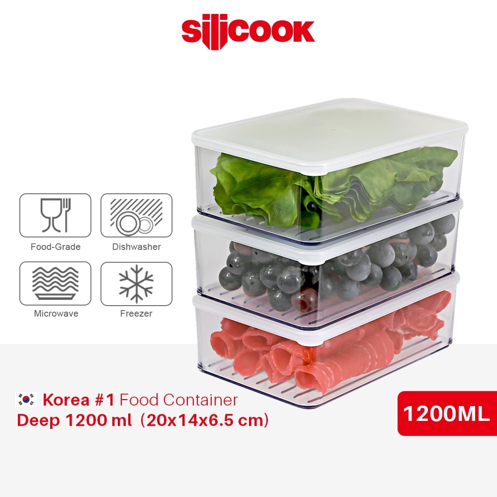 Silicook Food Container Deep 1200ml