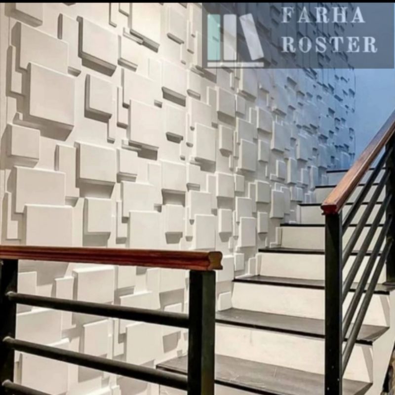 WALLPANEL 3D DINGDING/ WALL PANEL PVC/ INTERIOR DEKORASI WALLPAPER