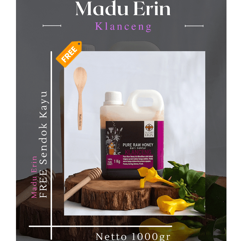 

Madu Liar Kelulut 1Kg Madu Erin honey asam manis