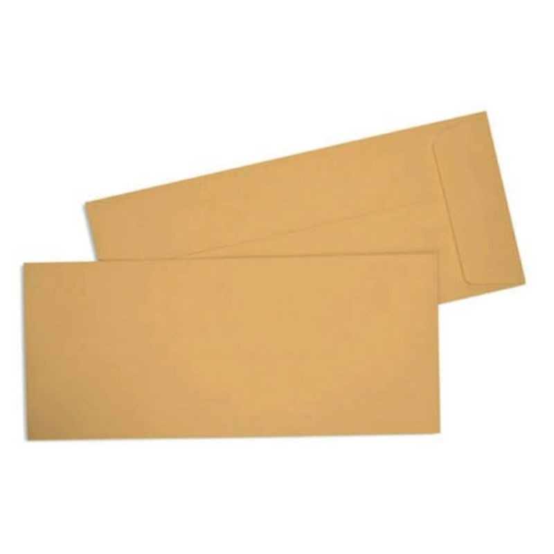 

[10 LBR] AMPLOP COKLAT 110 x 240 MM / AMPLOP GAJI