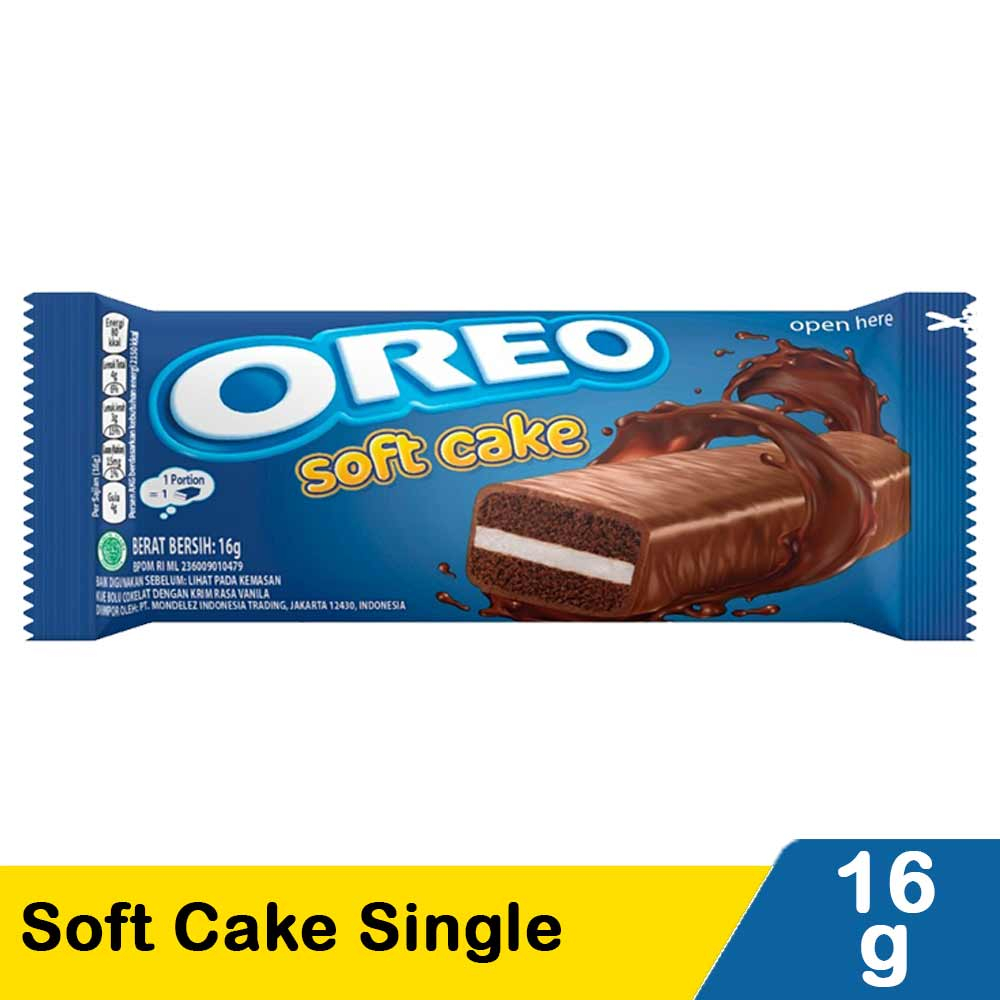 

OREO SOFT CAKE 16GR 12'S