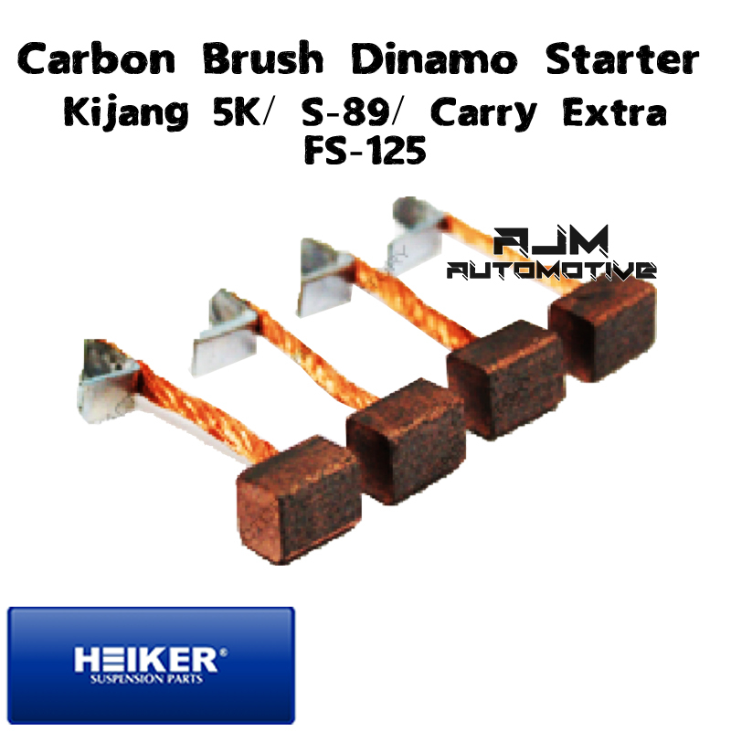 Arang Dinamo Carbon Brush Starter Kijang 5K Zebra Carry Extra FS-125